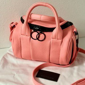 Alexander Wang leather shoulder bag in coral pink